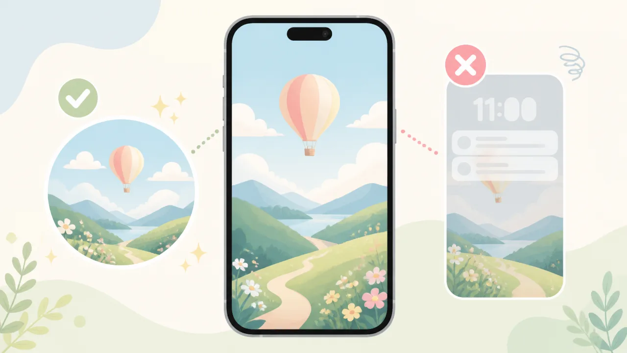 iPhone壁紙3Dのおすすめ無料素材と立体的に見せる設定方法