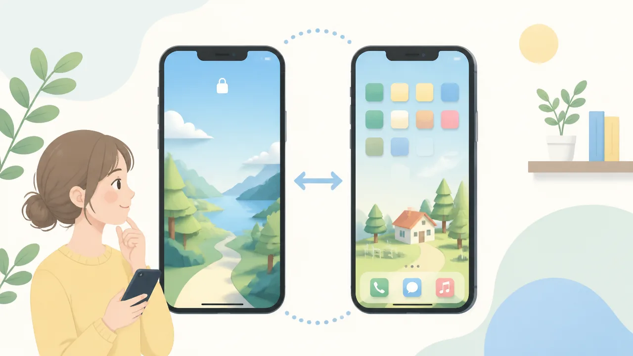 iPhone壁紙3Dのおすすめ無料素材と立体的に見せる設定方法