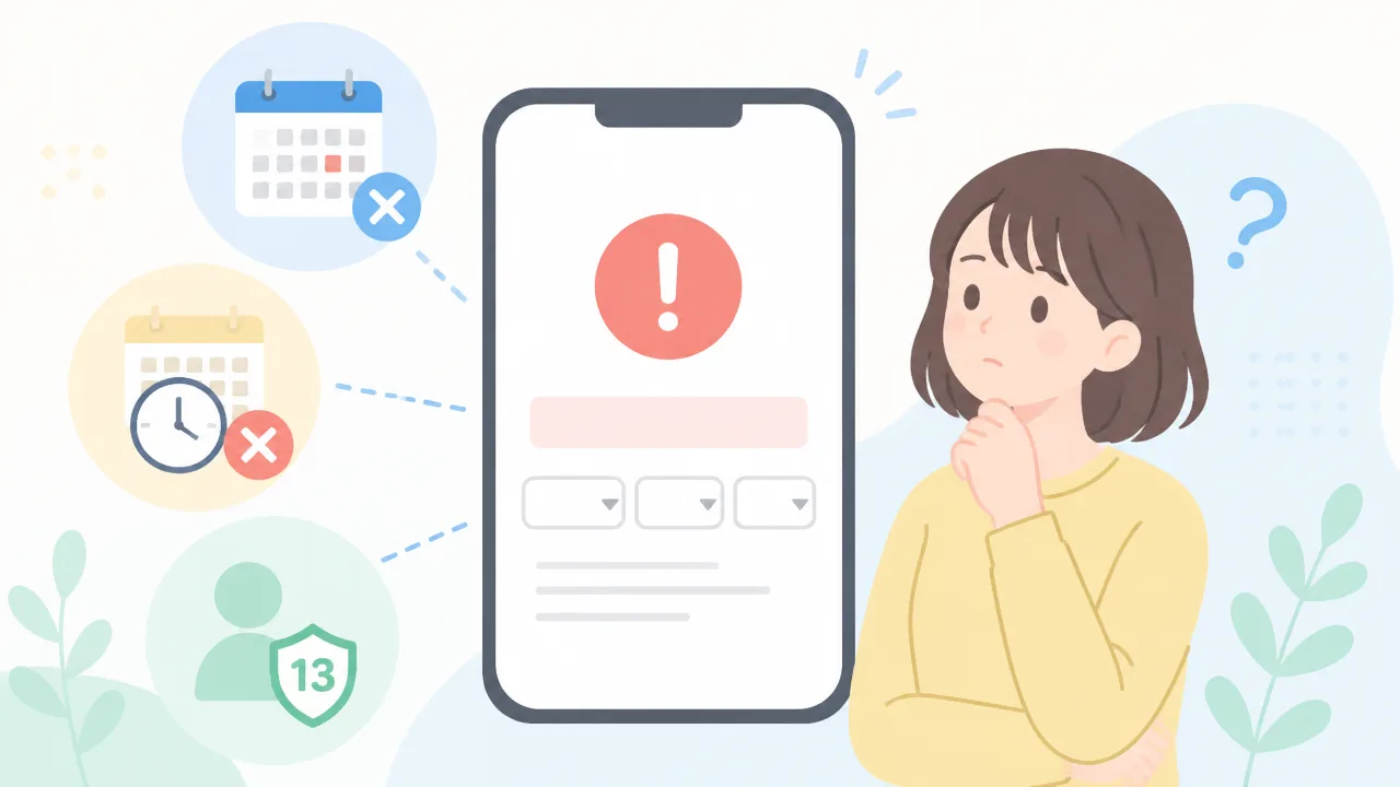 Apple IDで「生年月日が無効です」と出る原因と正しい対処法